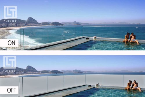 All patios are customized to your needs and requirements and can be matched to any existing enclosure in your building. Smart Glass enclosures can be designed with screen only or with a combination of screen and glass.