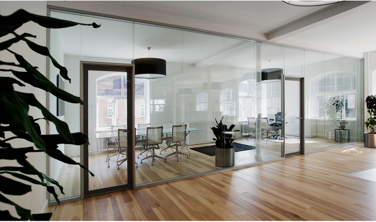 Office Partition - Electronically Switchable Glass