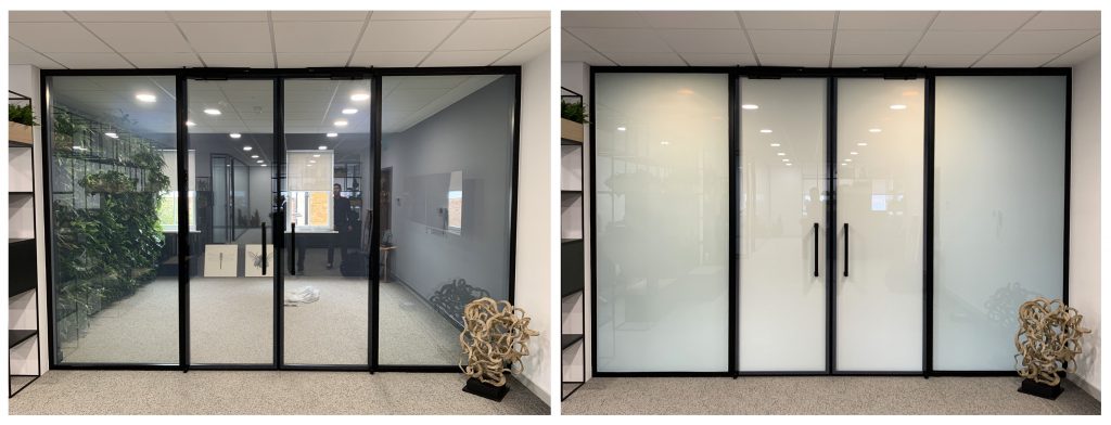 Single glazed partitions